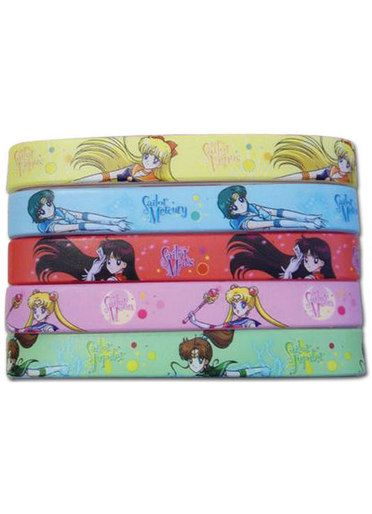 Sailor Moon R - Inner Senshi 5Pack PVC Wristbands
