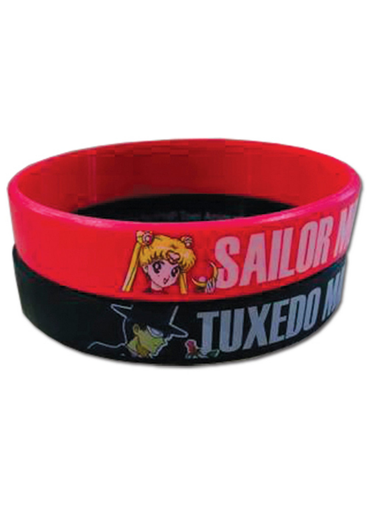 Sailor Moon - Sailor Moon And Tuxedo Mask PVC 2 Pack Wristband