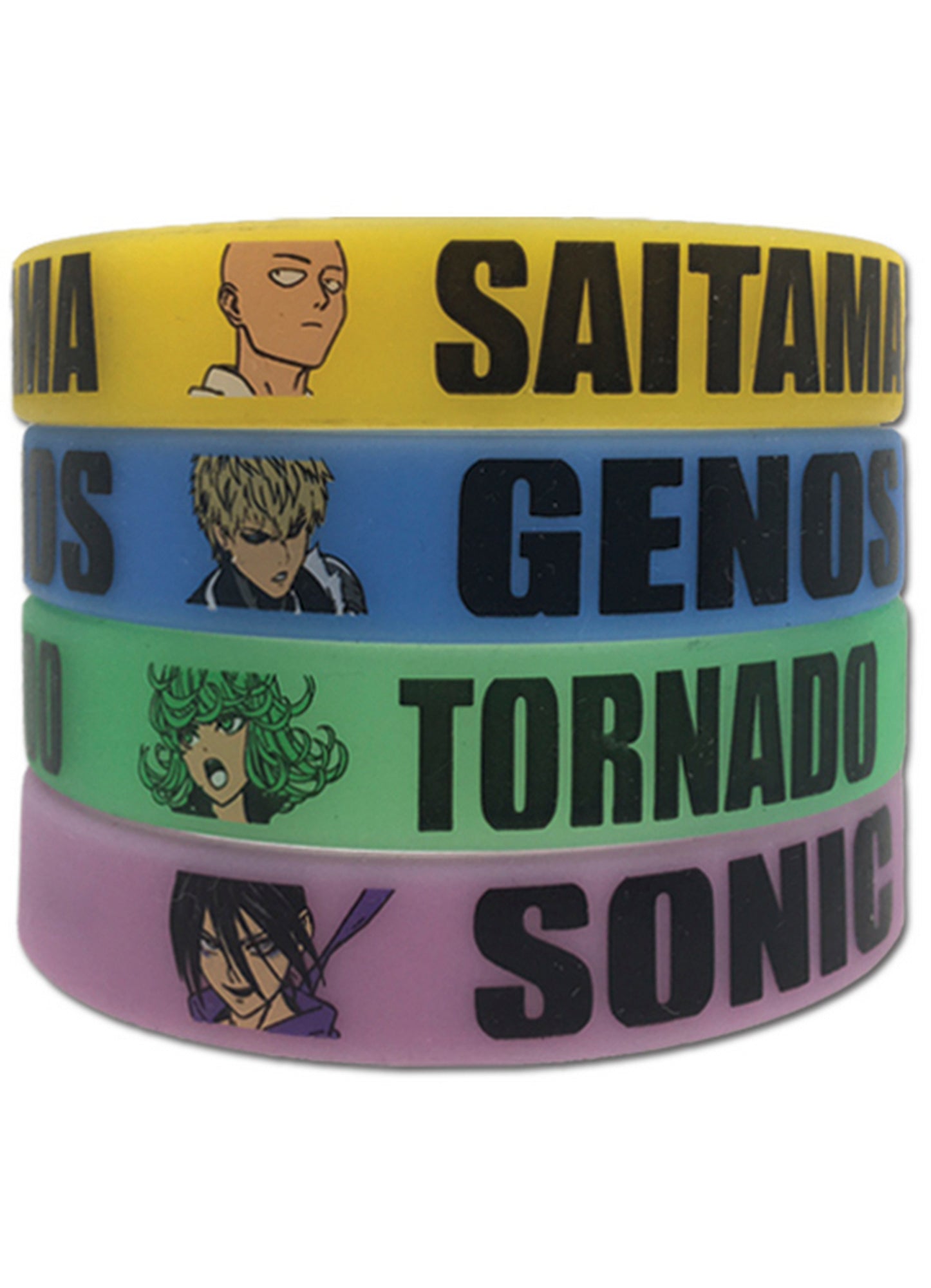 One Punch Man - Multi Pack PVC Wristband