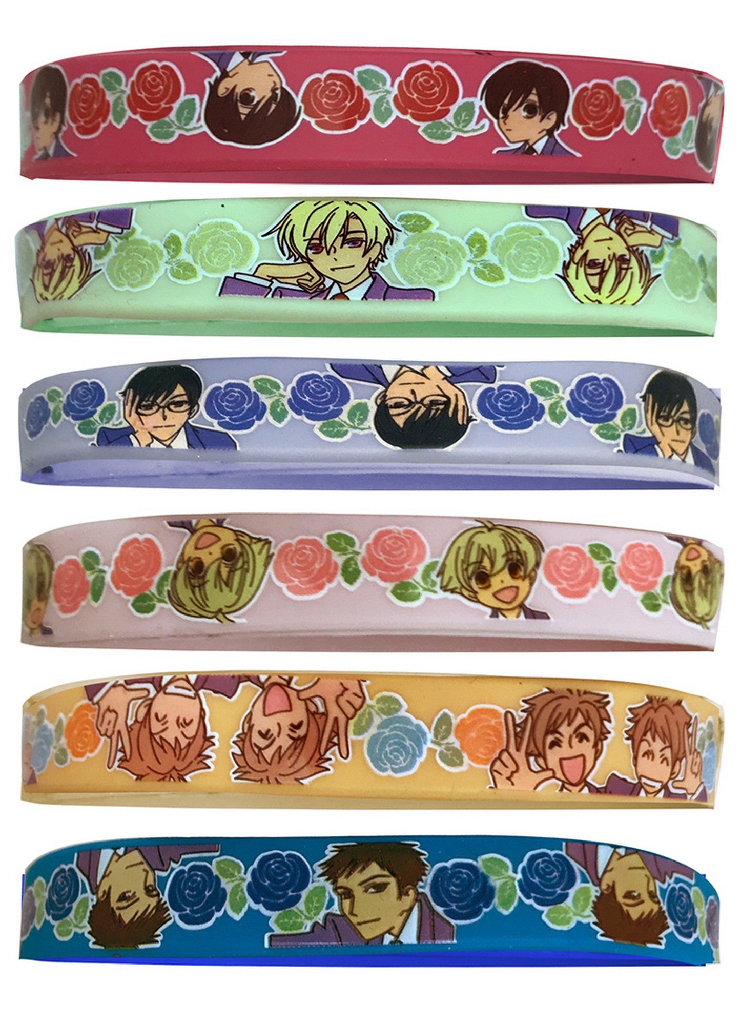 Ouran High School Host Club - Host PVC Wristband Sets