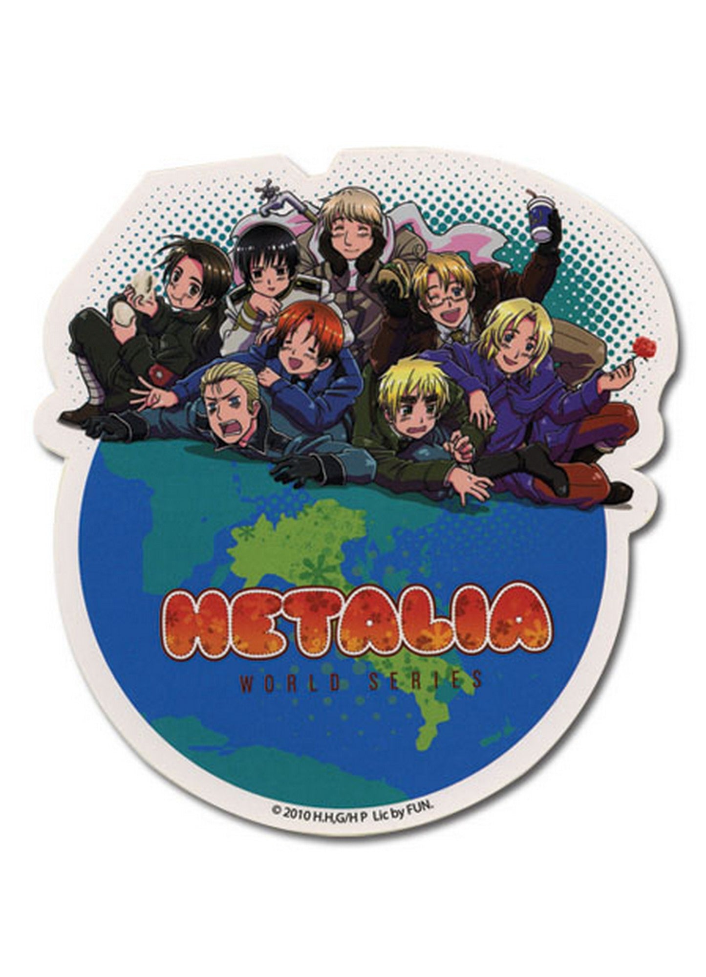 Hetalia World Series Group Sticker 4.25'