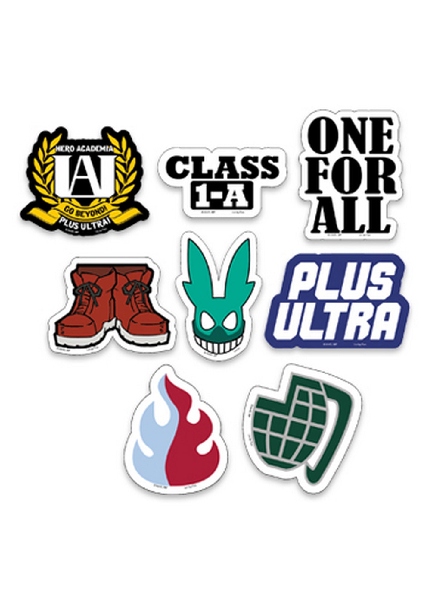 My Hero Academia - Symbols Die-Cut Sticker Set