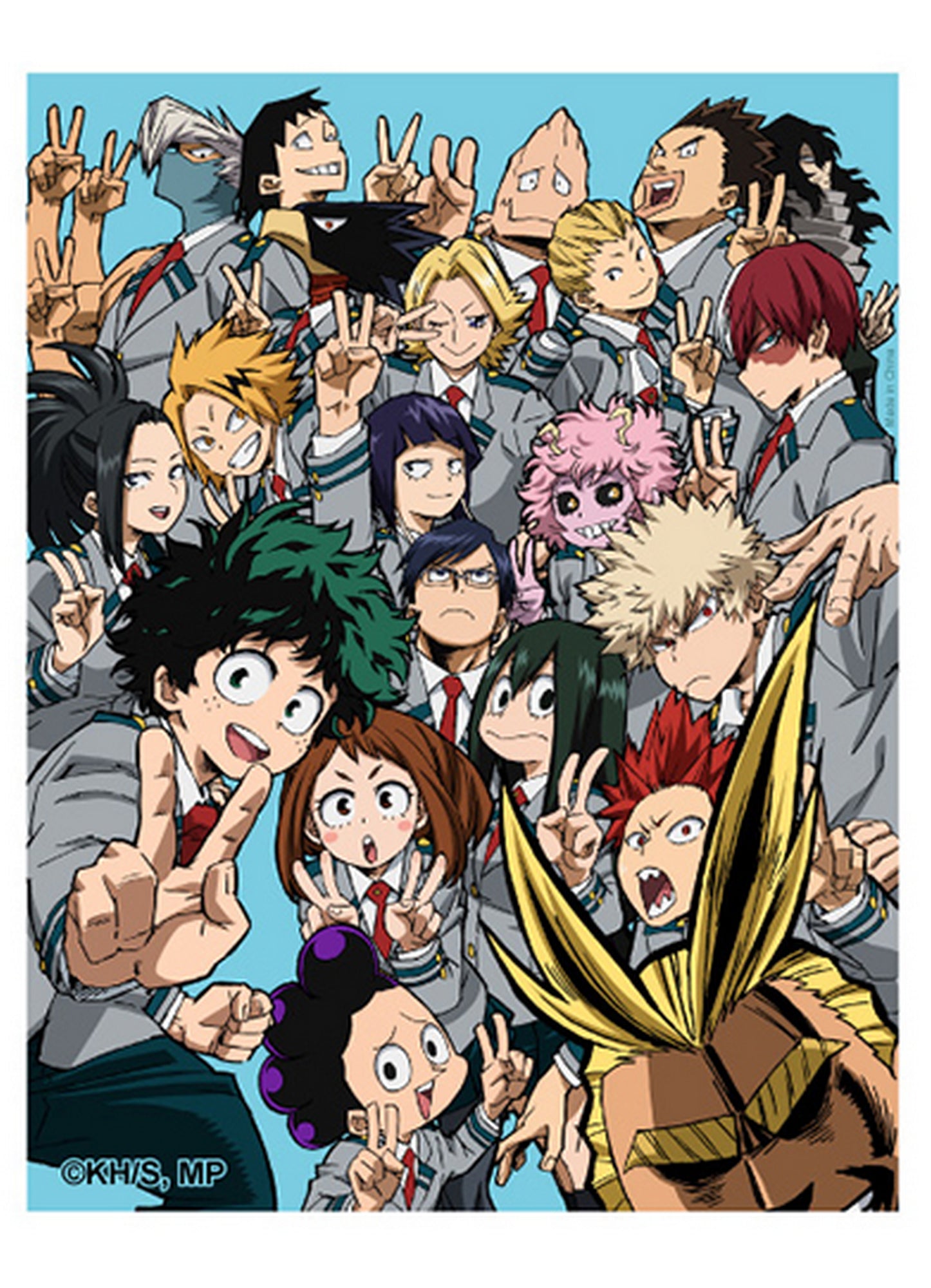 My Hero Academia - Class 1-A Sticker 3"H