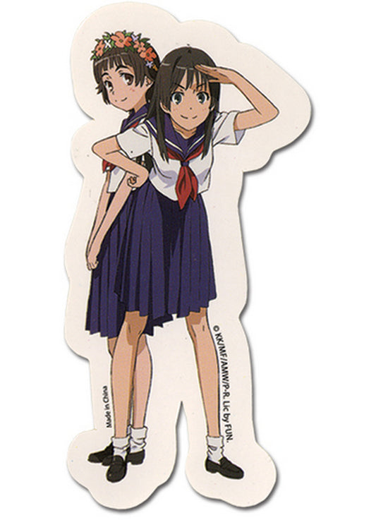 A Certain Scientific Railgun - Ruiko Saten & Kazari Uiharu Sticker