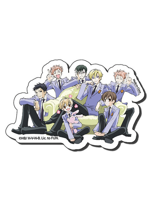 Ouran High School Host Club - Group 2 Die-Cut Sticker
