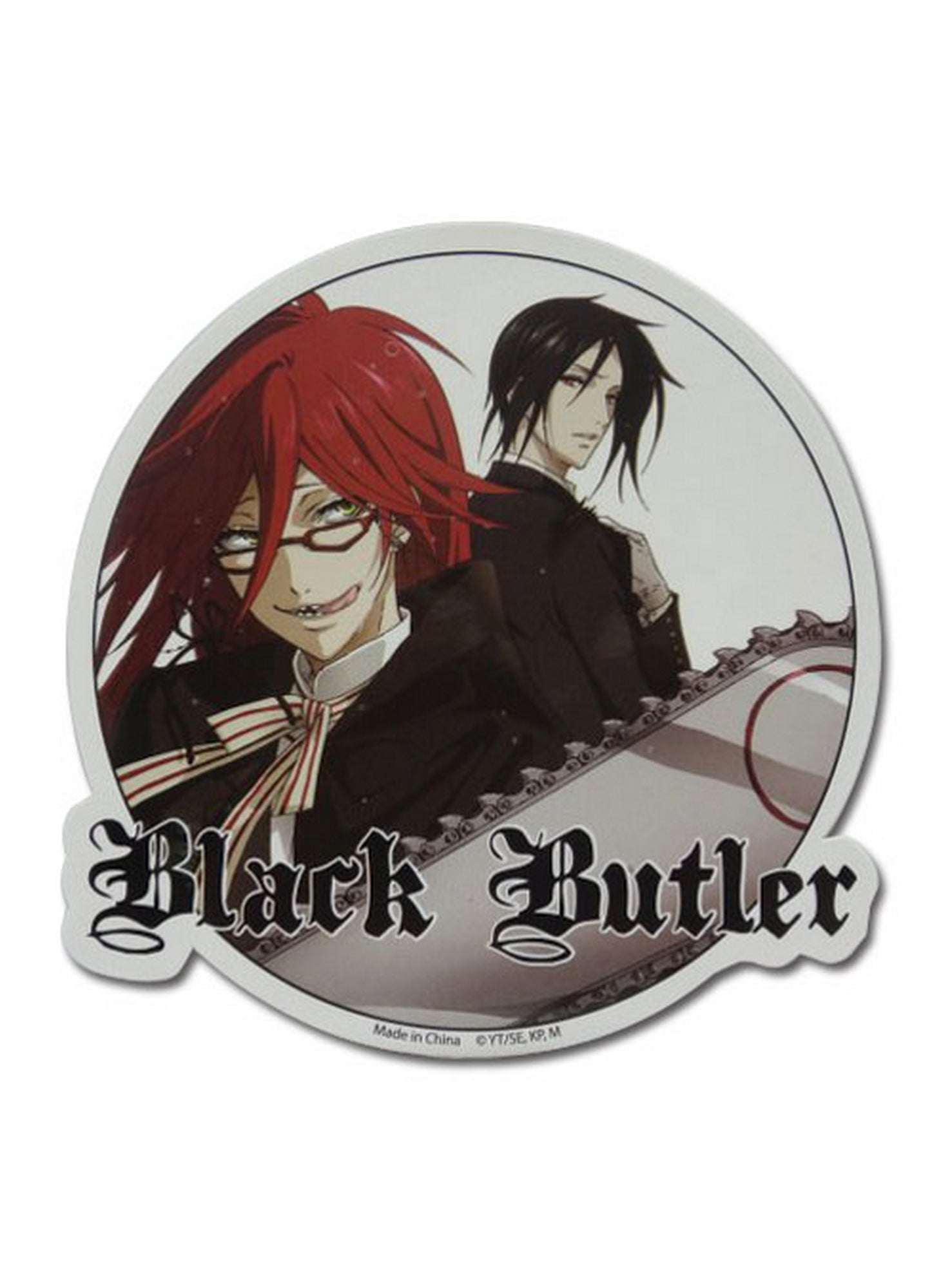 Black Butler - Grell Sutcliff And Sebastian Michaelis Sticker