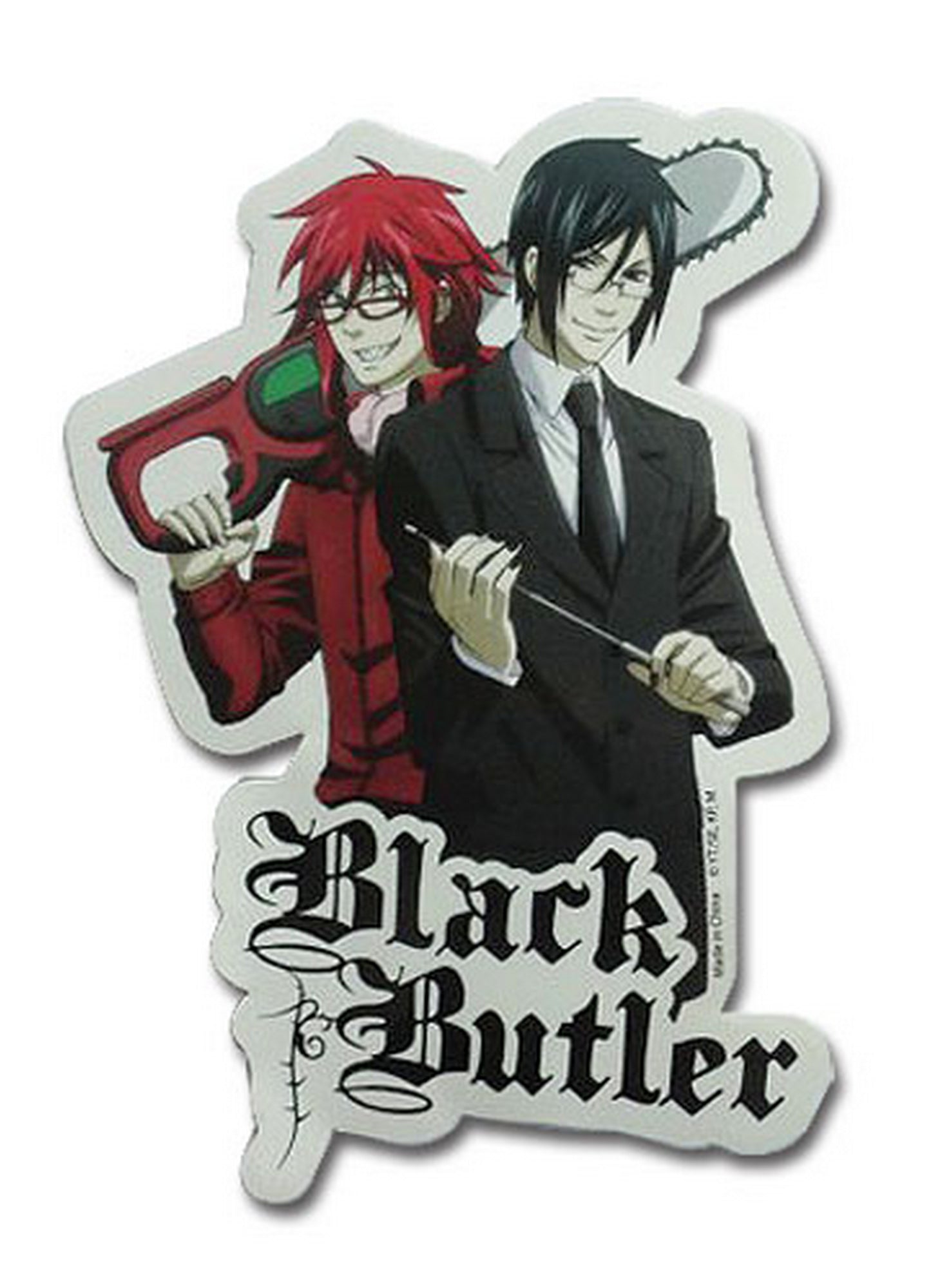 Black Butler - Grell Sutcliff And Sebastian Michaelis Sensei Sticker