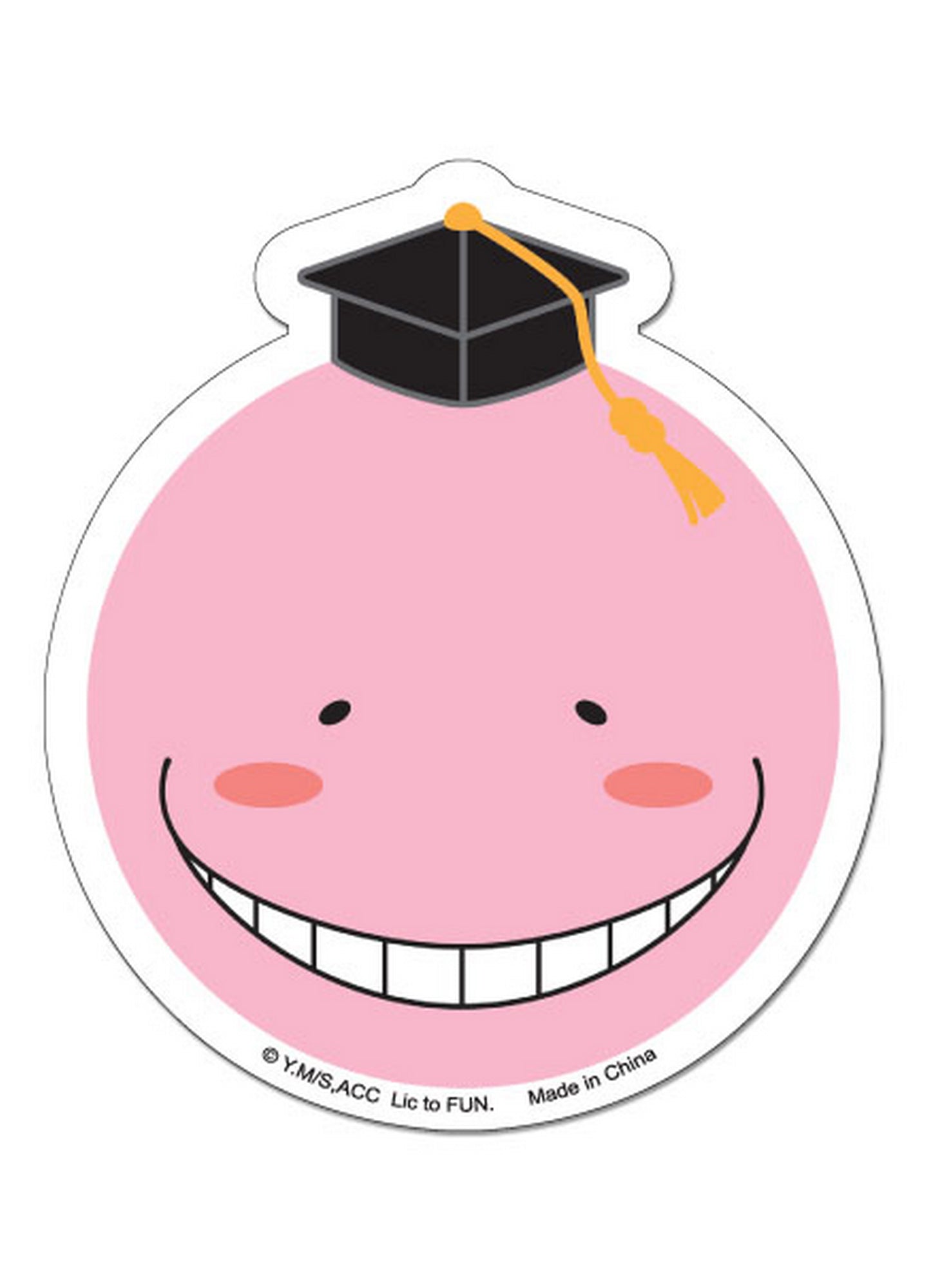 Assassination Classroom - Pink Koro Sensei Sticker