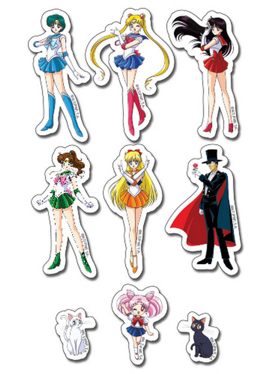 Sailor Moon R - Puff Sticker Set