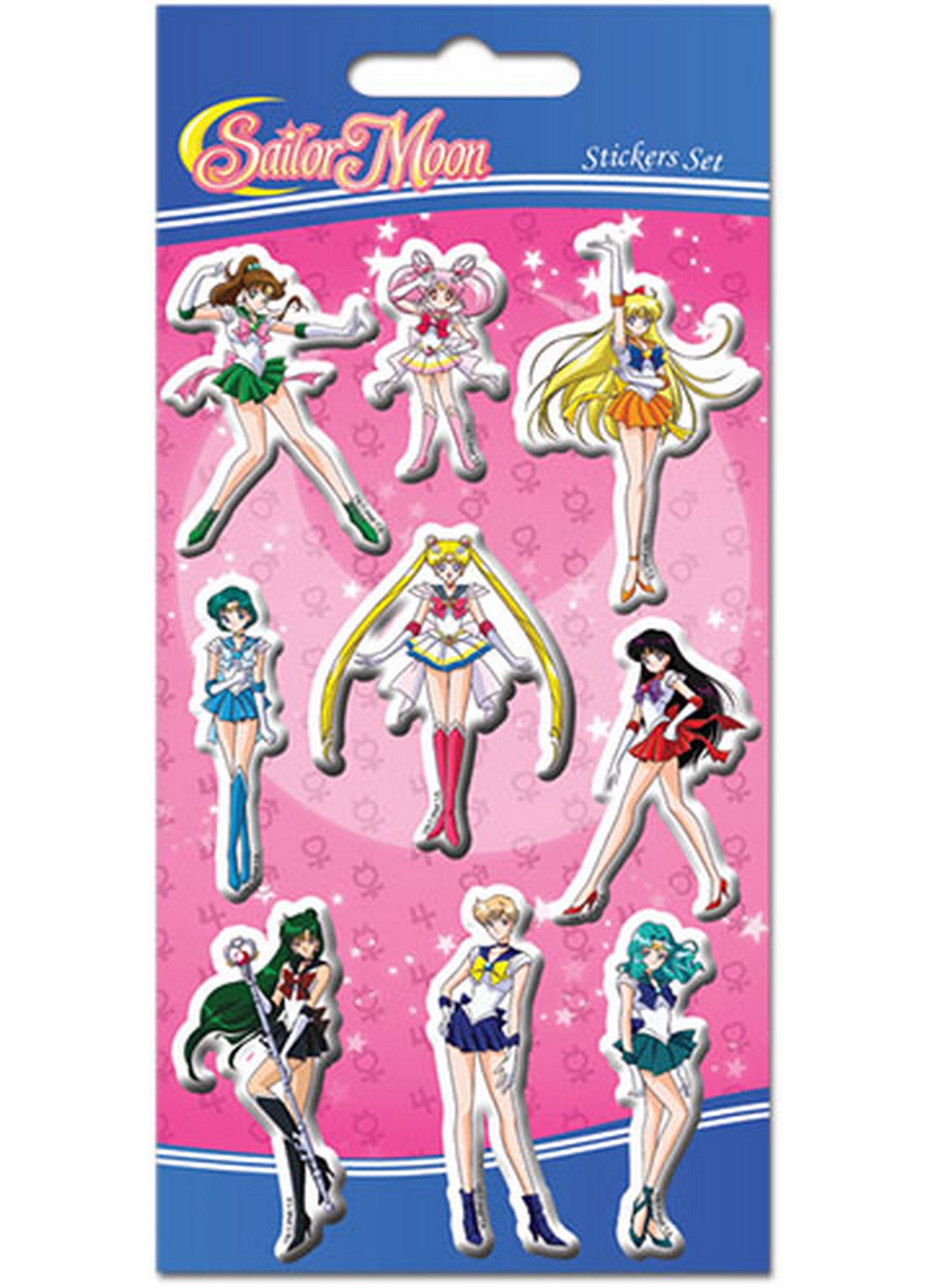 Sailor Moon Super S - Group Puffy Sticker Set