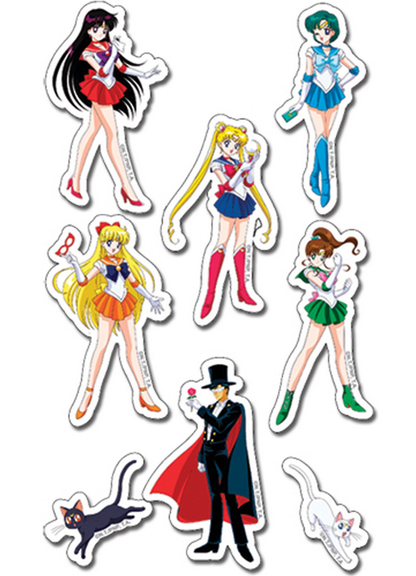 Sailor Moon - Puffy Sticker Set