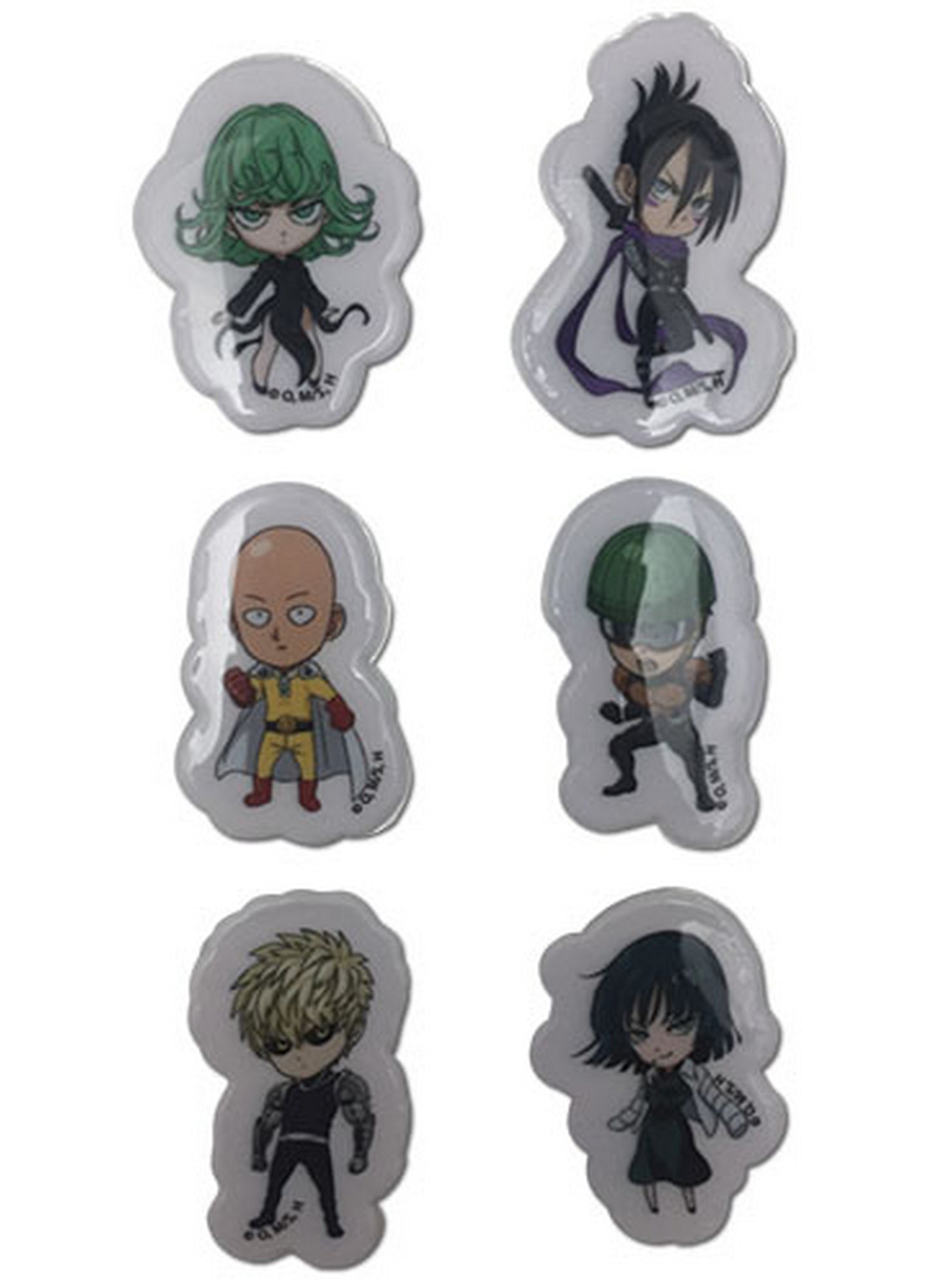 One Punch Man - SD Group Puffy Sticker Set