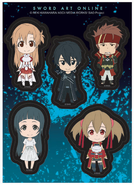 Sword Art Online - SD Smile Sticker Set 5"X7"