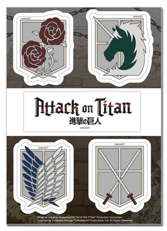 Attack On Titan - Emblems Sticker Set