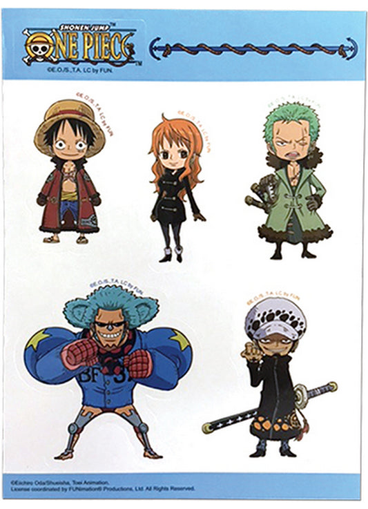 One Piece - Group SD Sticker Set 5"X7"