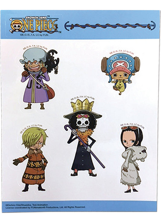 One Piece - Group SD 2 Sticker Set 5"X7"