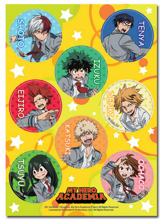 My Hero Academia - Group Uniform Sticker Set 5"X7"