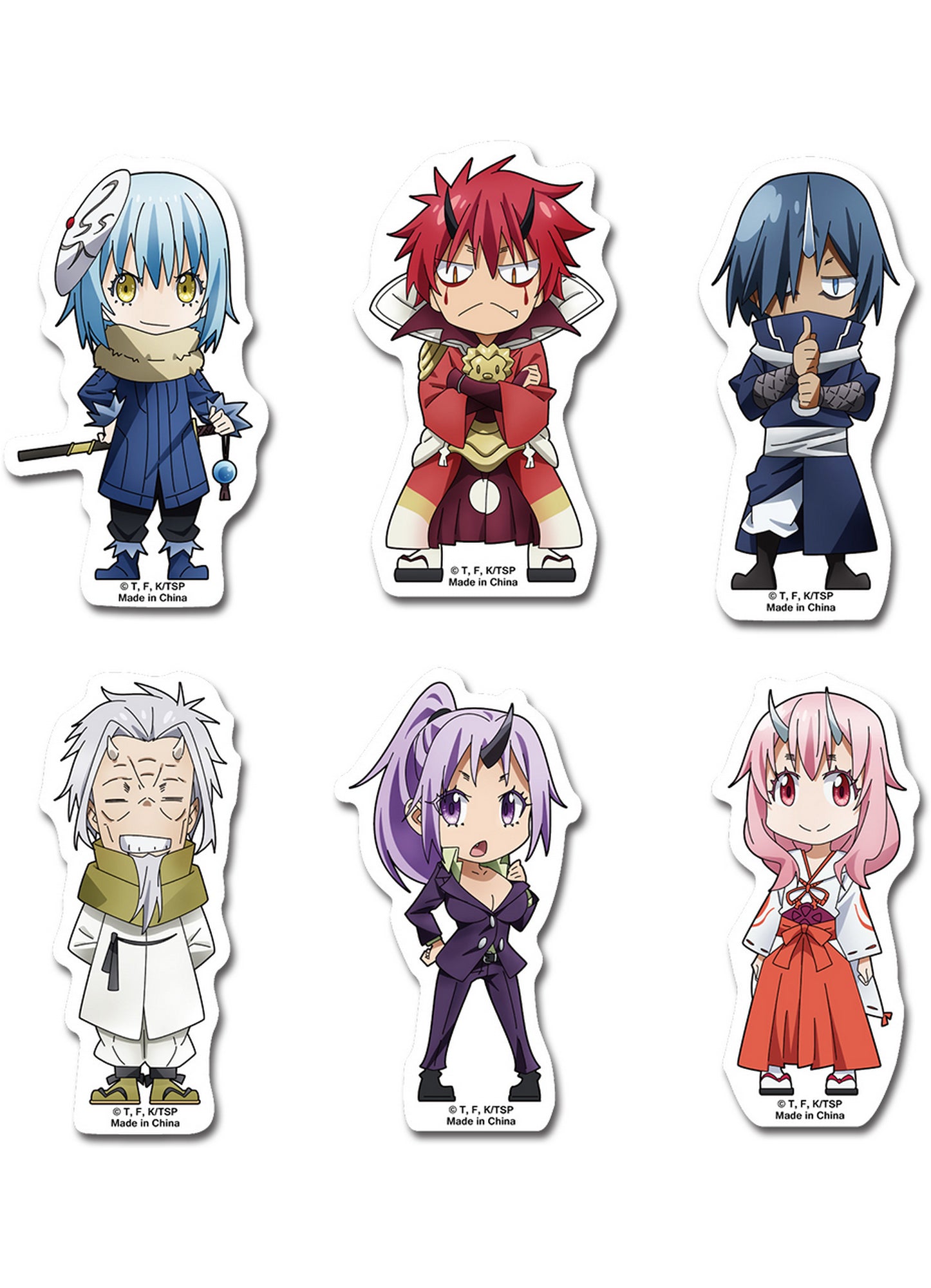 That Time I Got Reincarnated As A Slime - Group SD #3 Sticker Set