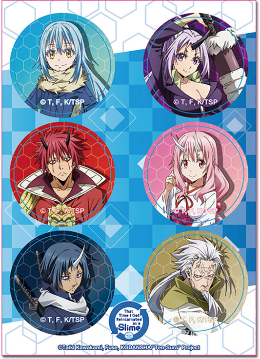 That Time I Got Reincarnated As A Slime - Group Sticker Set 5"X7"