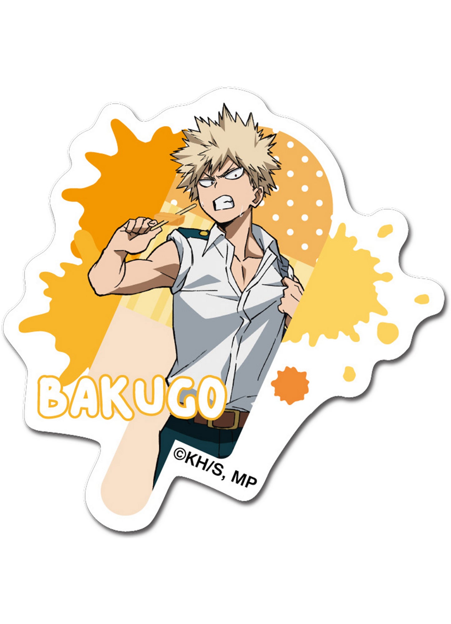 My Hero Academia - Ice Cream Katsuki Bakugo Die-Cut Sticker 3.5"