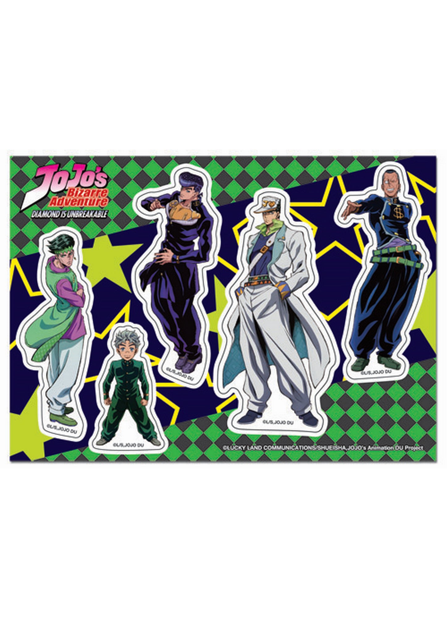 Jojos Bizarre Adventure S3 - Group Sticker Set 5"X7"