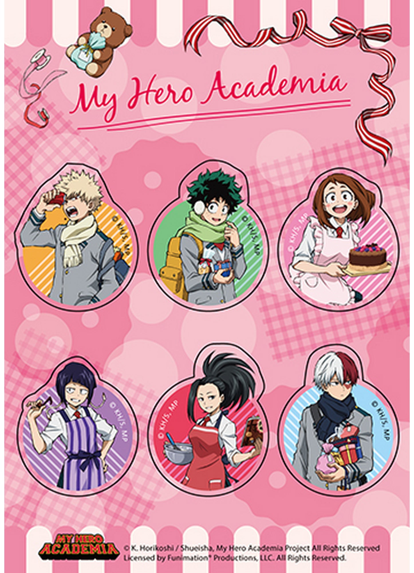 My Hero Academia S3 - Artwork E Sticker Set 5"X7"