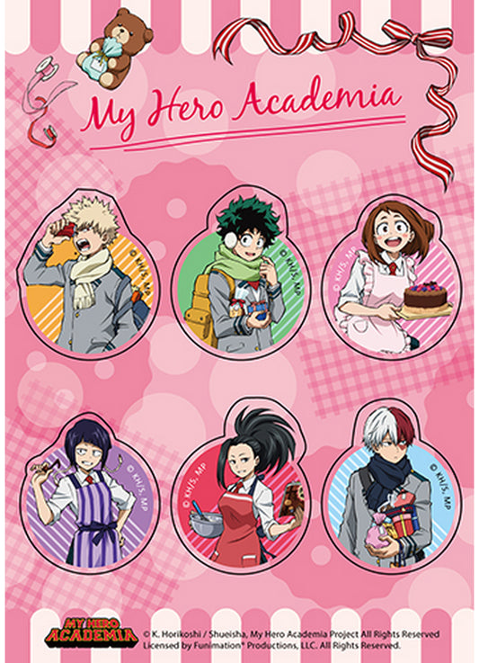 My Hero Academia S3 - Artwork E Sticker Set 5"X7"