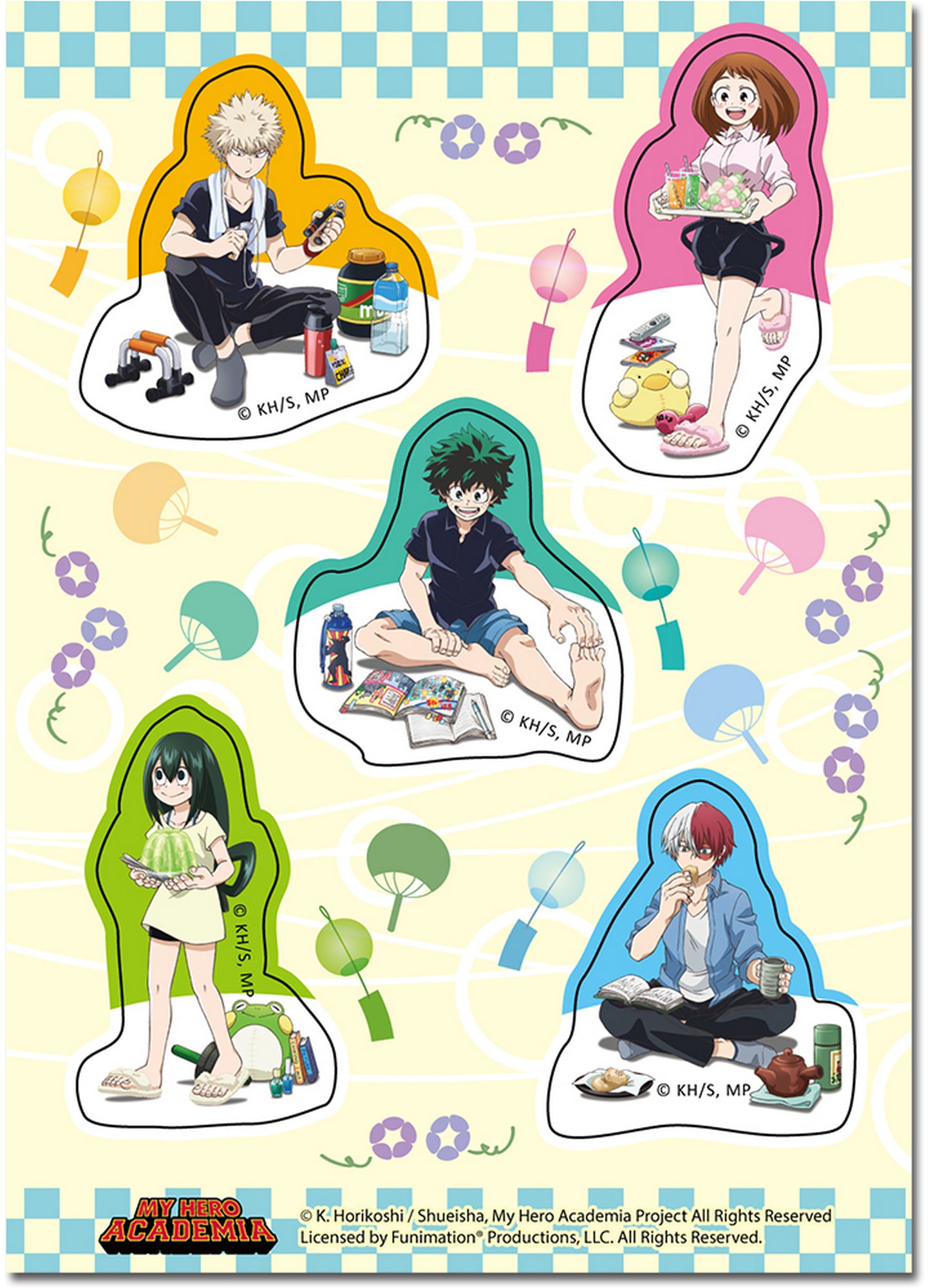 My Hero Academia S3 - Art Work H Sticker Set