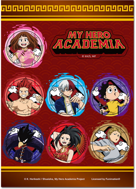 My Hero Academia S3 - Artwork I 02 Sticker Set 5"X7"