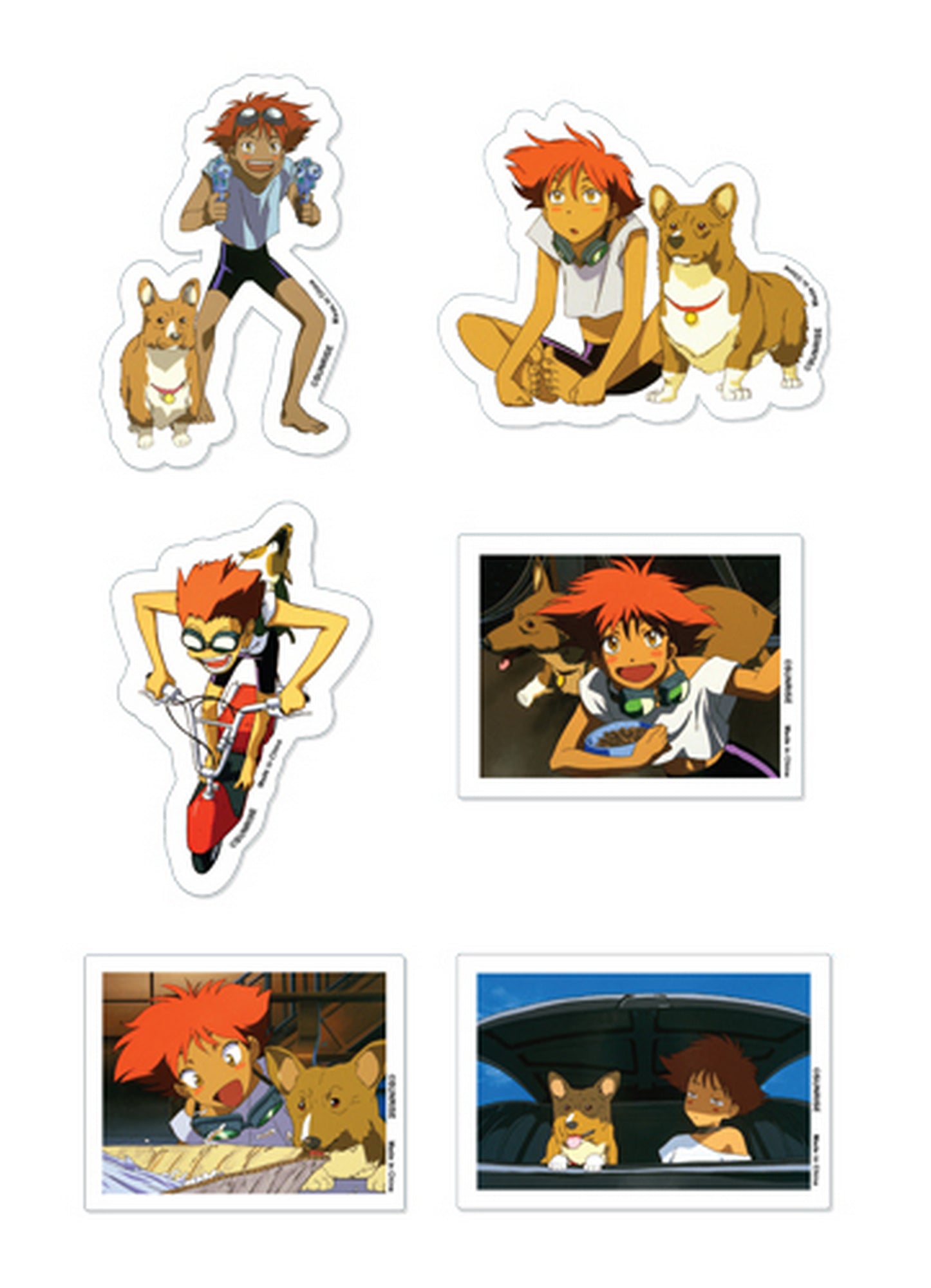 Cowboy Bebop - Group Die-Cut Sticker Set