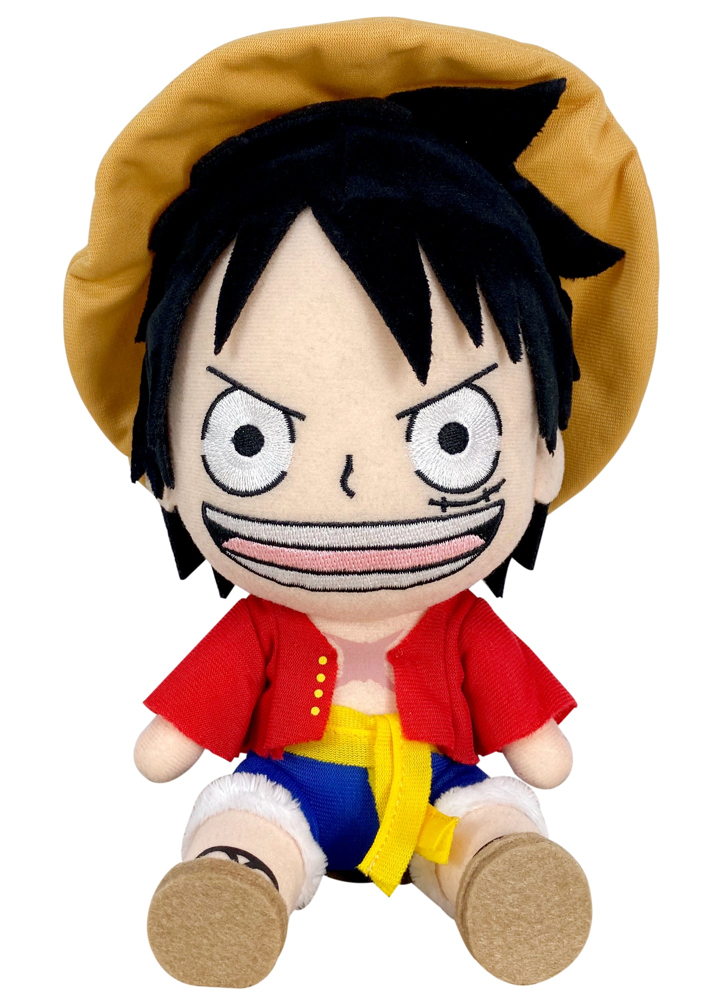 One Piece - Zou Arc Monkey D. Luffy Sitting Plush 7"H