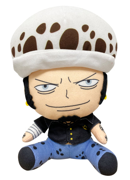 One Piece - Zou Arc Trafalgar D. Water Law Sitting Plush 7"H