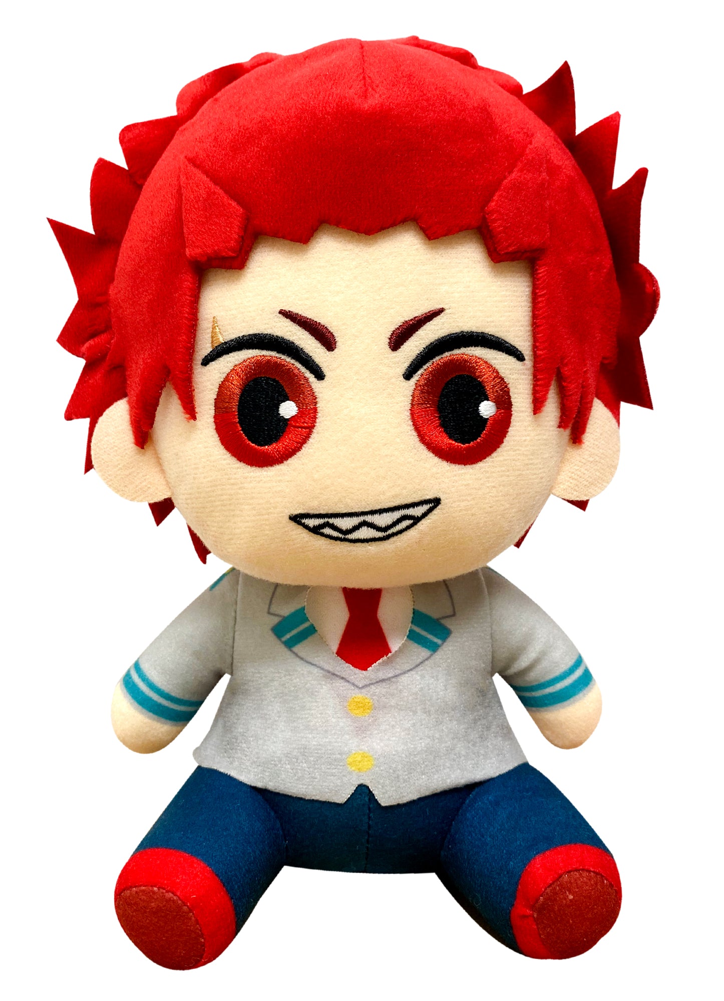 My Hero Academia S2 - Eijiro Kirishima Seifuku Sitting Plush 7"