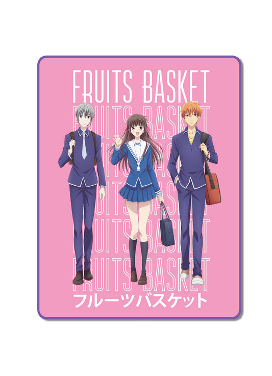 Fruits Basket - Group Sublimation Throw Blanket 46"W x 60"H