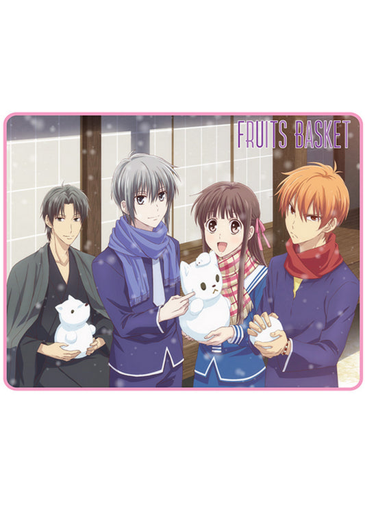 Fruits Basket - Winter Fun Throw Blanket 46"W x 60"H