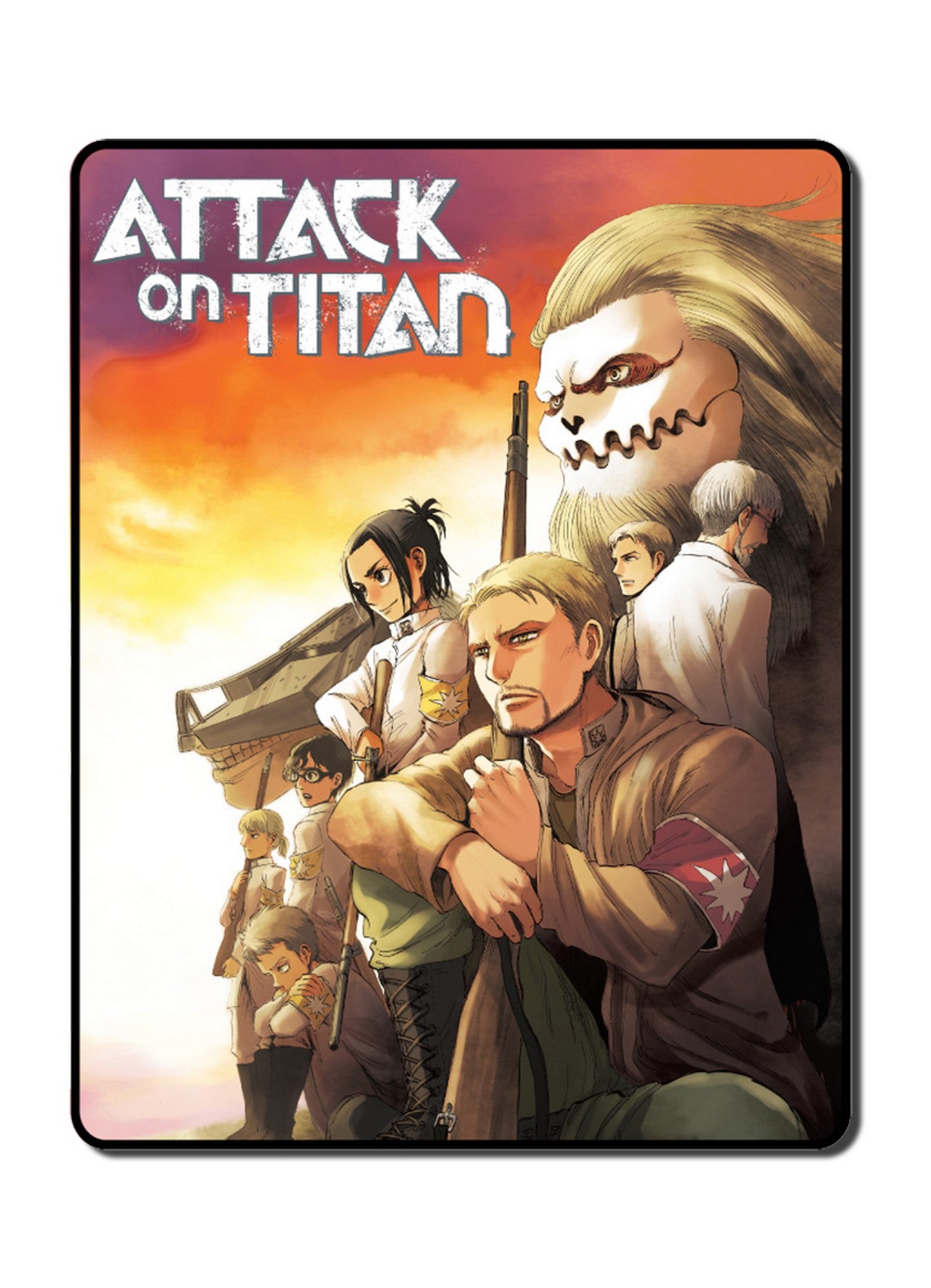 Attack On Titan Manga - Eldian Group Throw Blanket 46"W x 60"H