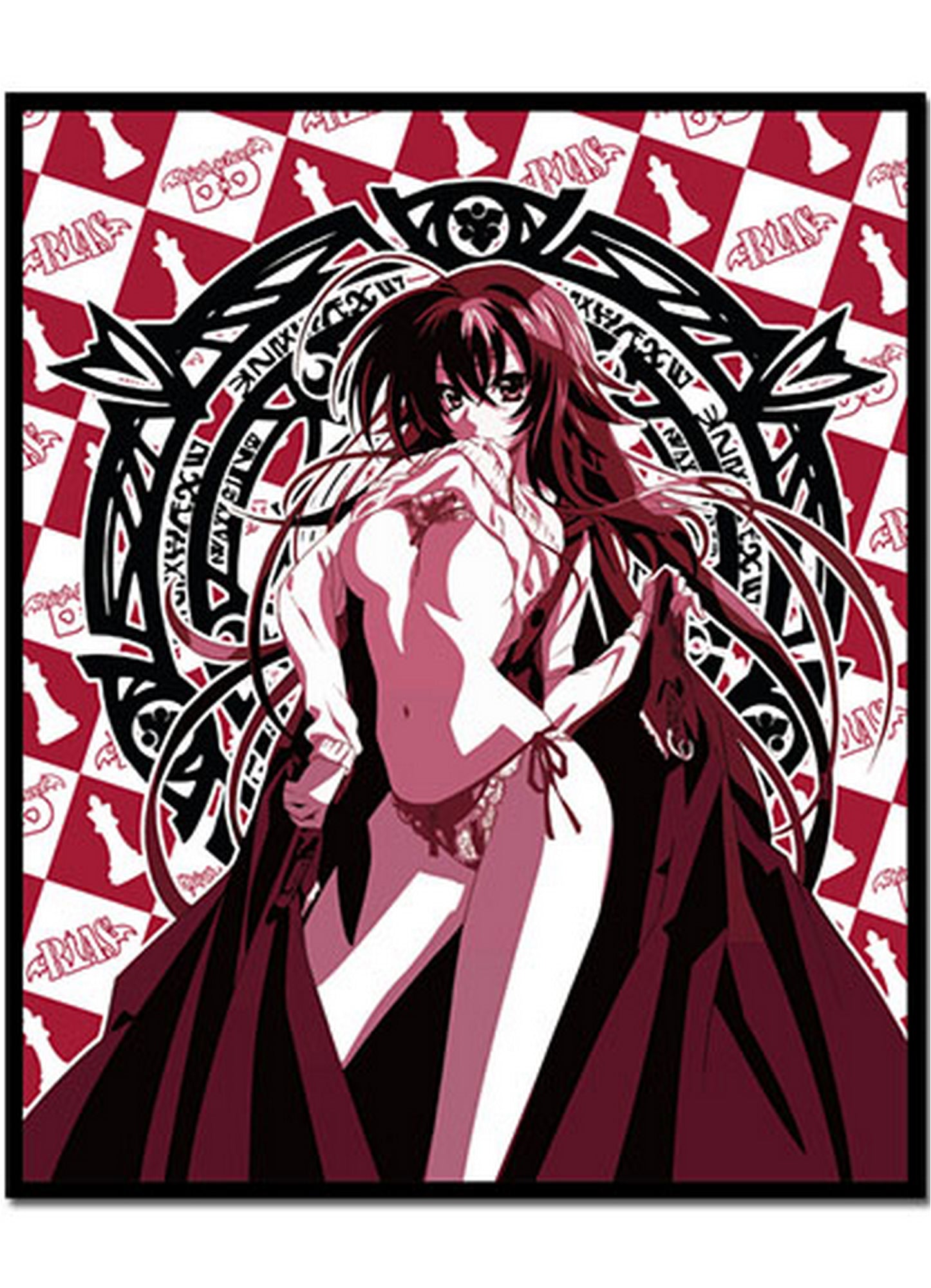 High School DxD - Rias Gremory Throw Blanket 46"W x 60"H