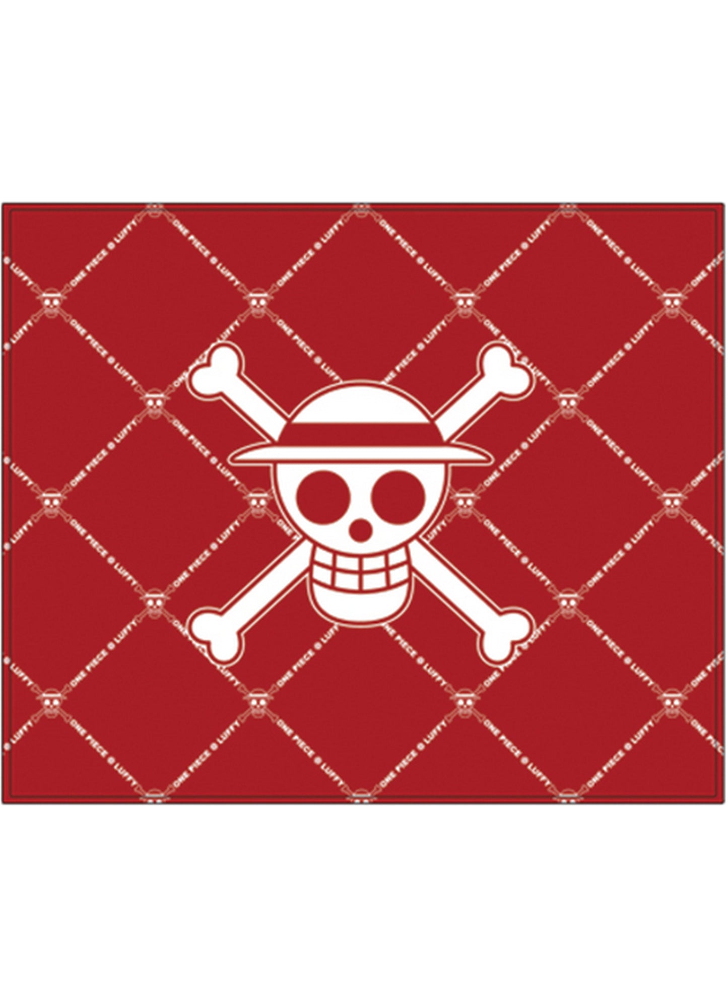 One Piece - Monkey D. Luffy Skull Icon Throw Blanket 46"W x 60"H