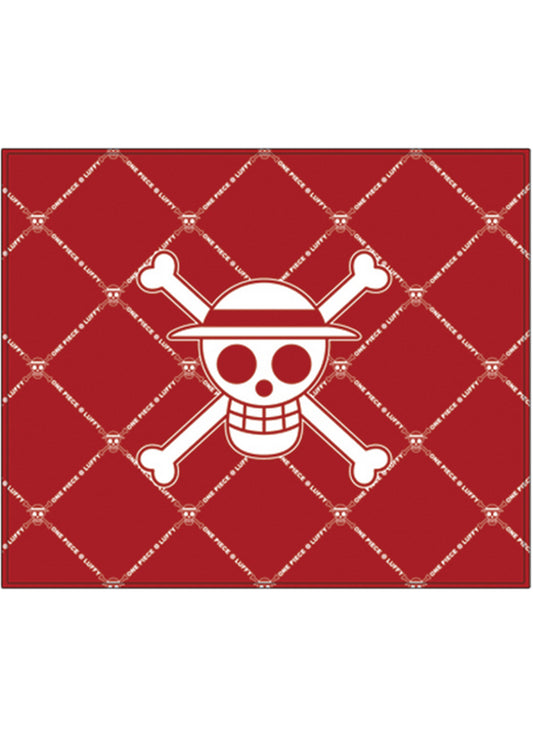 One Piece - Monkey D. Luffy Skull Icon Throw Blanket 46"W x 60"H