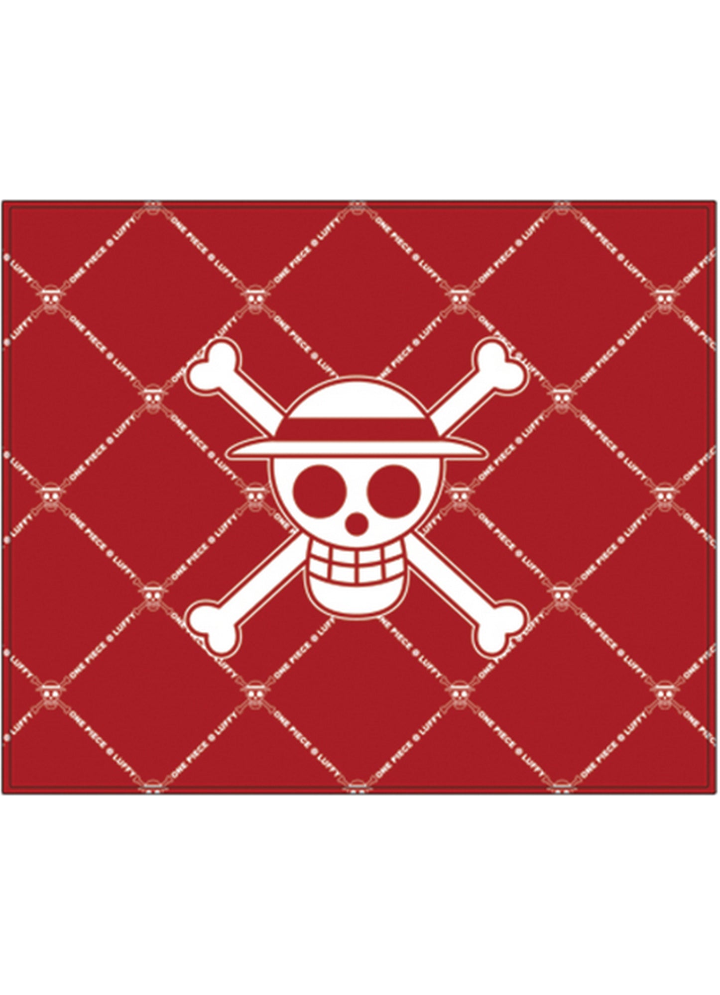 One Piece - Monkey D. Luffy Skull Icon Throw Blanket 46"W x 60"H