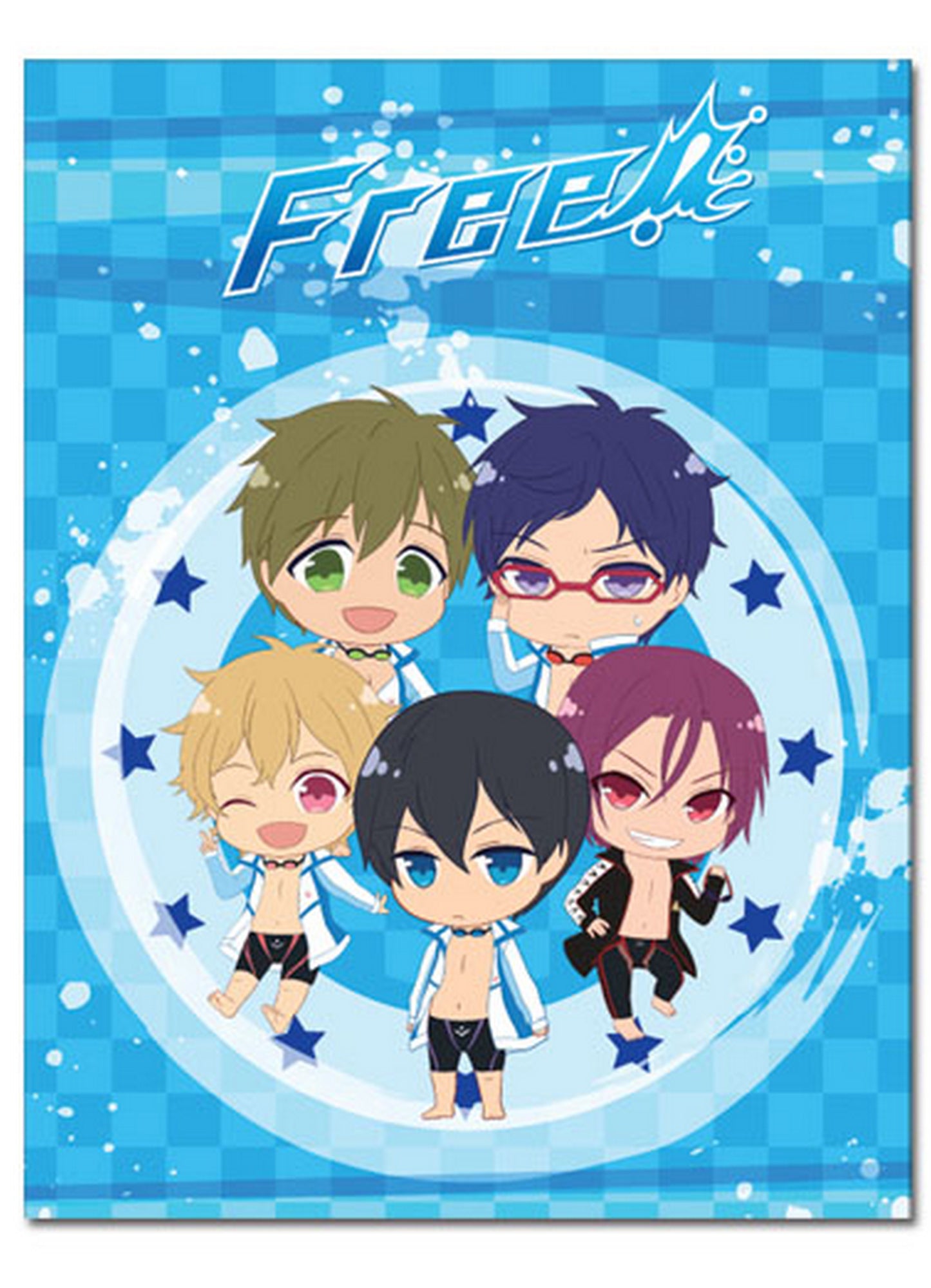 Free! - SD Group Throw Blanket 46"W x 60"H