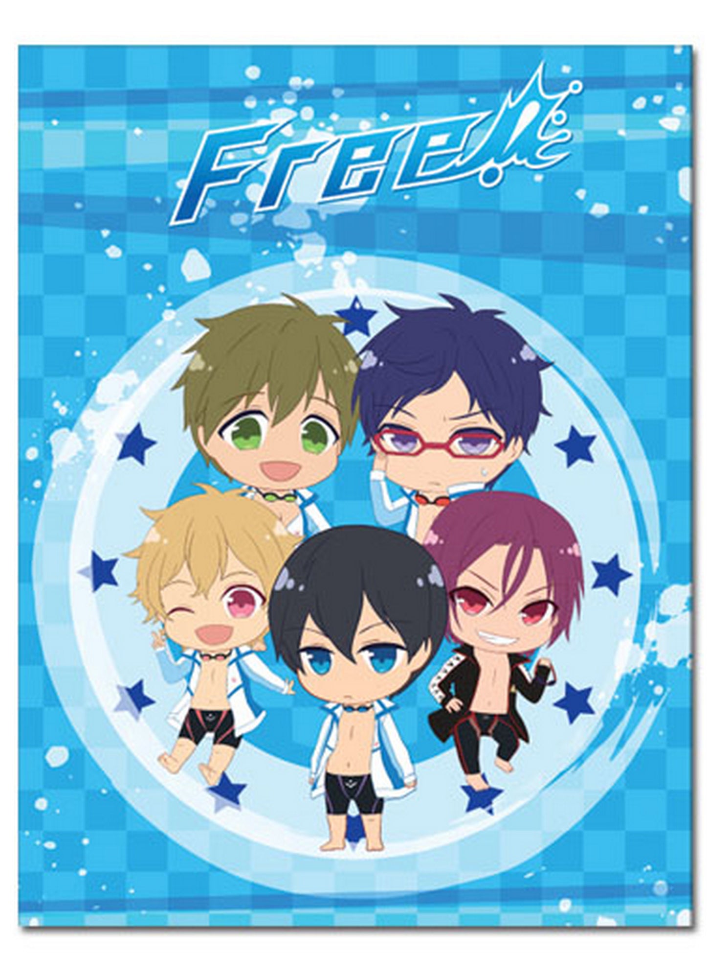 Free! - SD Group Throw Blanket 46"W x 60"H