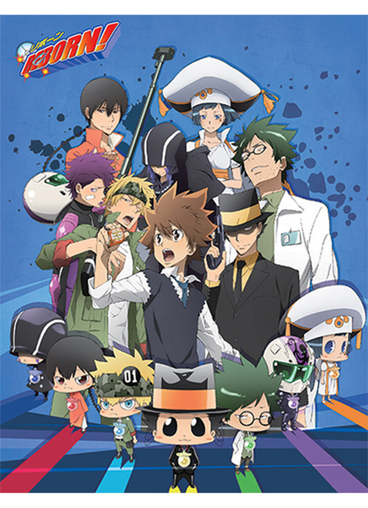 Reborn! - Arcobaleno Throw Blanket 46"W x 60"H