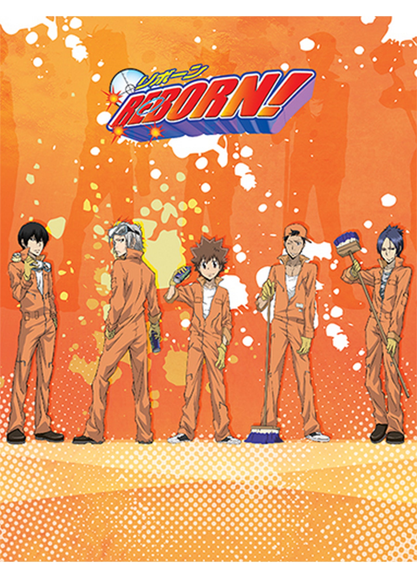 Reborn! - Group Work Clothes Throw Blanket 46"W x 60"H