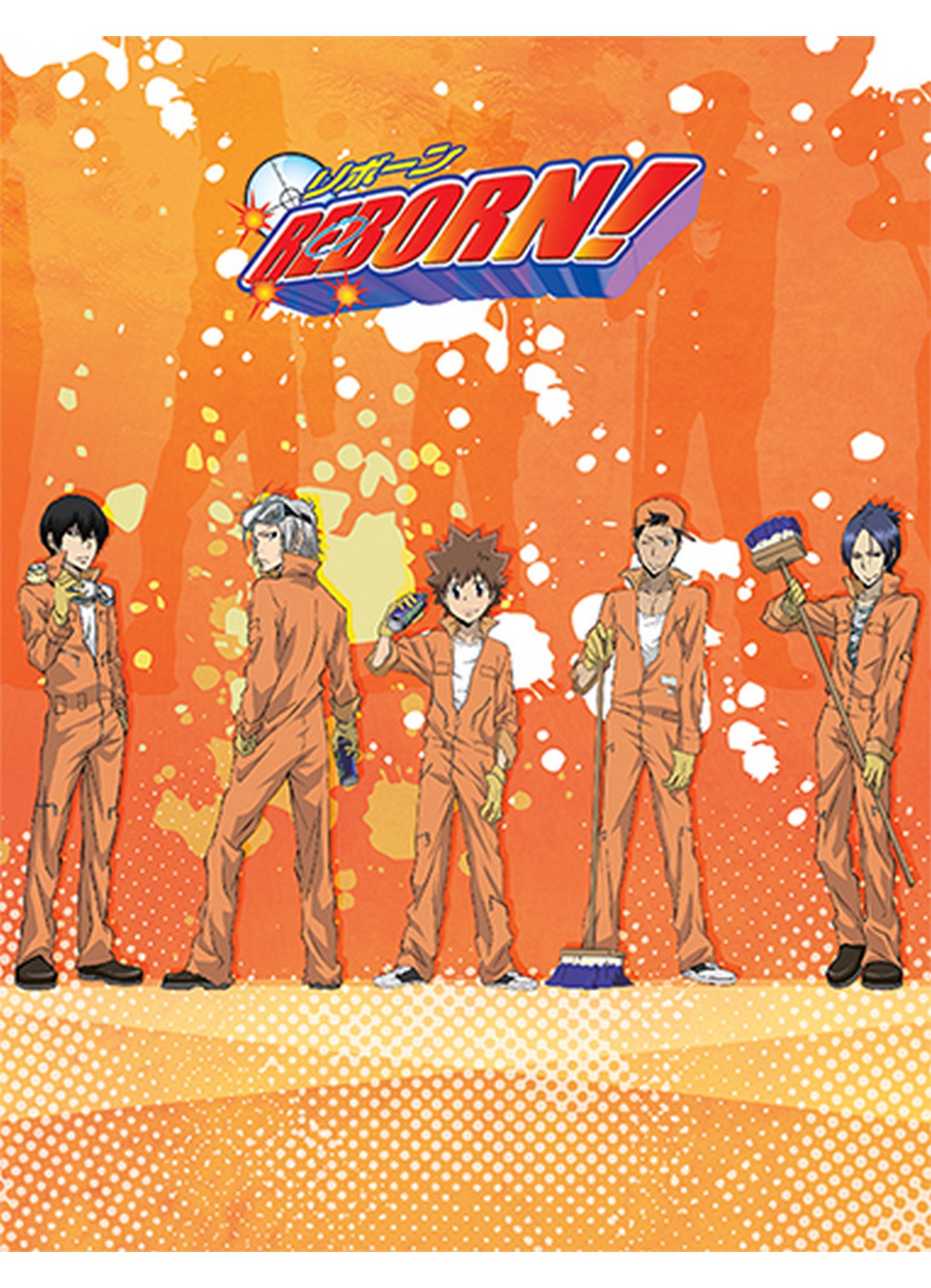 Reborn! - Group Work Clothes Throw Blanket 46"W x 60"H