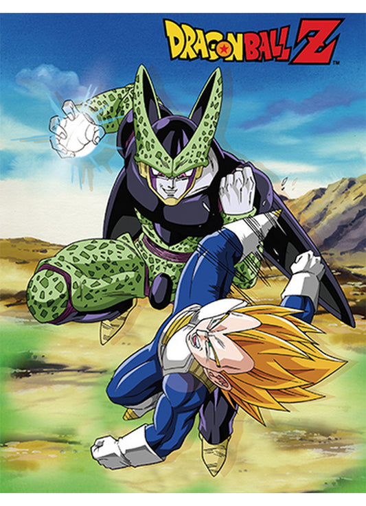 Dragon Ball Z - Cell & Trunks Sublimation Throw Blanket 46"W x 60"H