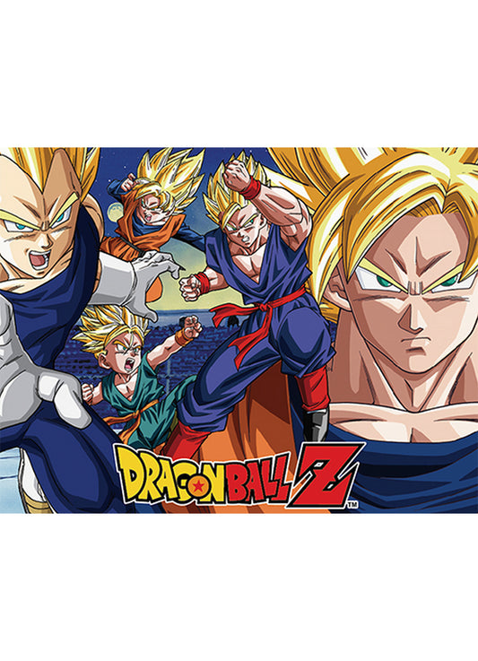 Dragon Ball Z - Group Sublimation Throw Blanket 46"W x 60"H