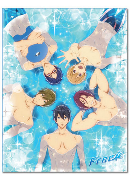 Free!- Group With Water Sublimation Throw Blanket 46"W x 60"H