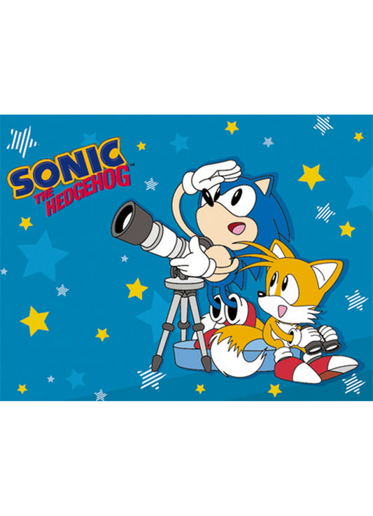 Sonic The Hedgehog - Sonic The Hedgehog & Miles "Tails" Prower Sublimation Throw Blanket 46"W x 60"H
