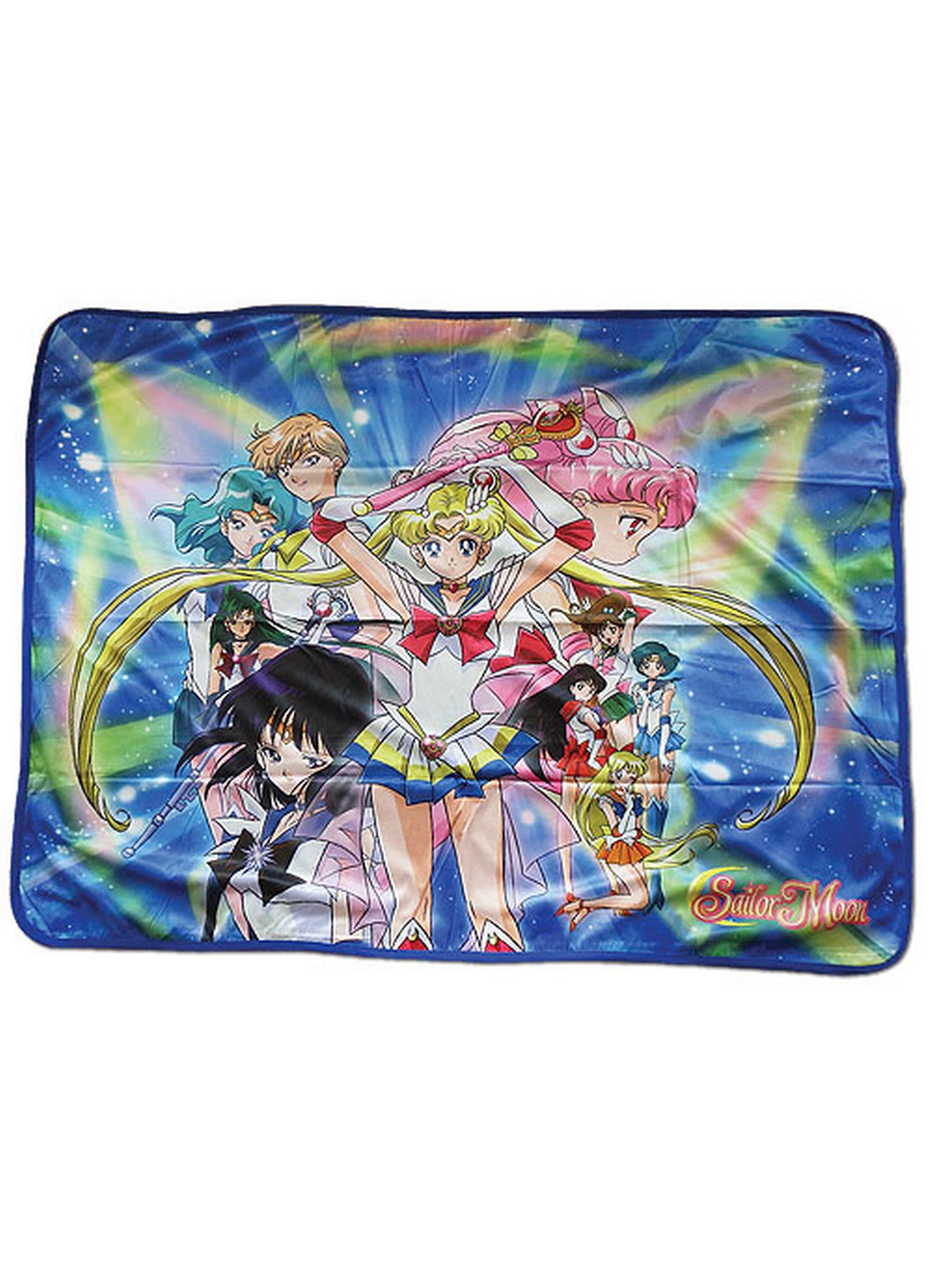 Sailor Moon S - Super Sailor Moon Group Sublimation Throw Blanket 46"W x 60"H